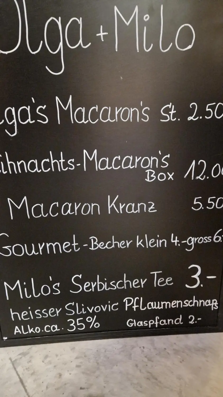 Speisekarte von Mietkoch & Event 